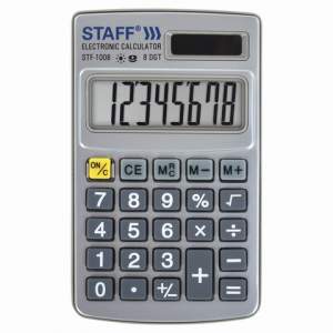 Калькулятор карм.  8-р. STAFF STF-1008  25...